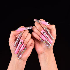Tmani set demonstrating salon-quality nails ready for creative nail art.