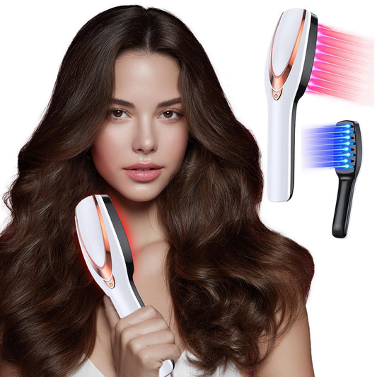 TMOSSO Laser Therapy Hair Growth Comb front view for at-home scalp treatment.