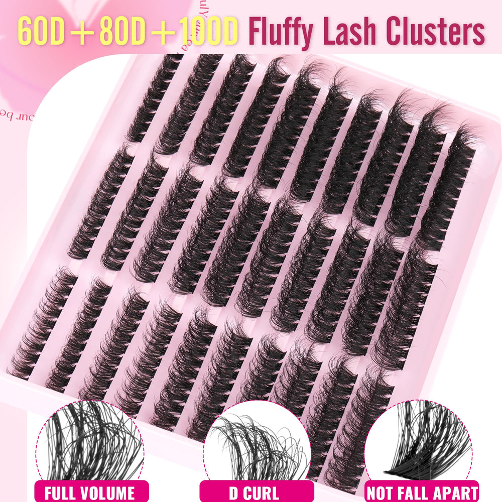TNFVLONEINS packaging of lash extension kit showing complete at-home DIY set.