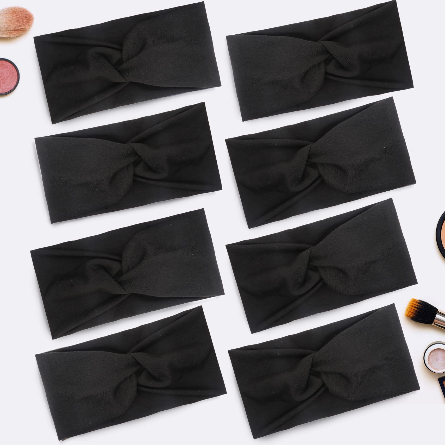 Tobeffect headband keeps hair away from skin during washing or spa routines.