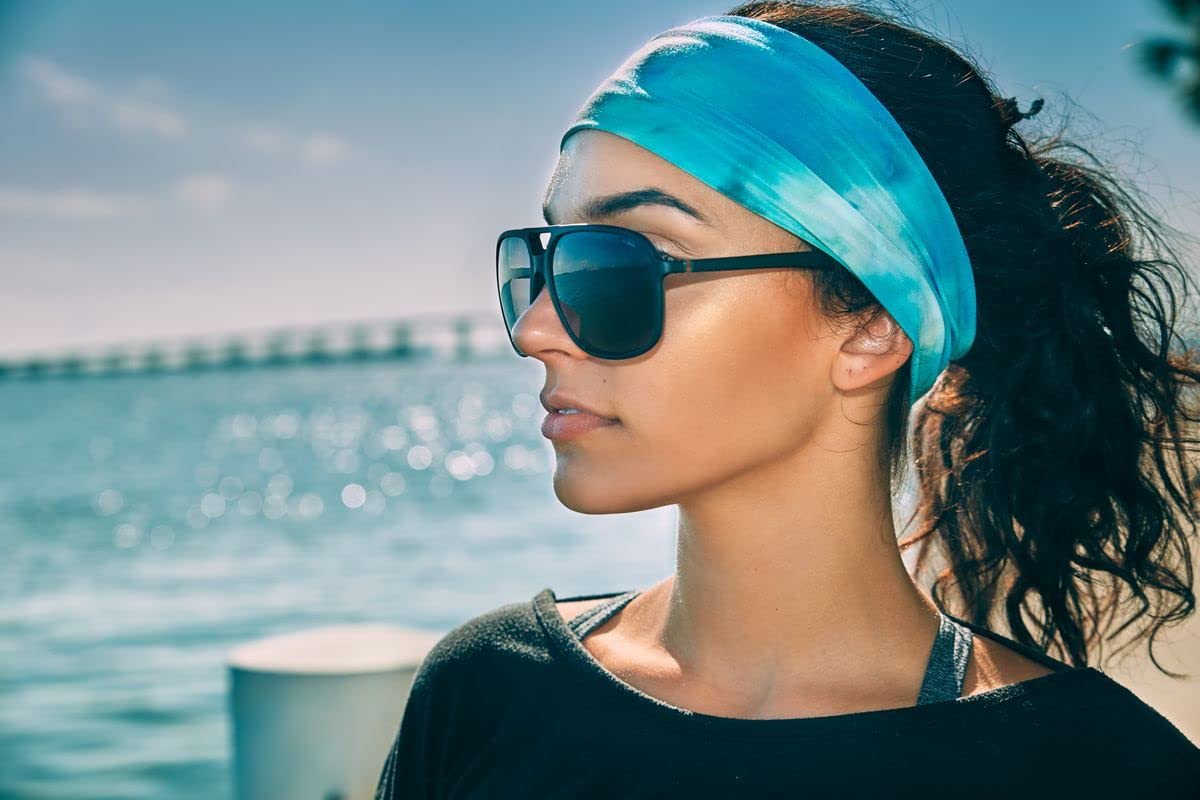 Tobeffect multi-purpose head wrap for sports, yoga, spa, or daily errands.