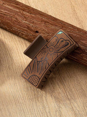 Tobeffect sunflower-themed western claw clip perfect for casual outfits