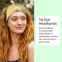 Tobeffect extra-wide turban headband up to 13 inches for versatile fits.