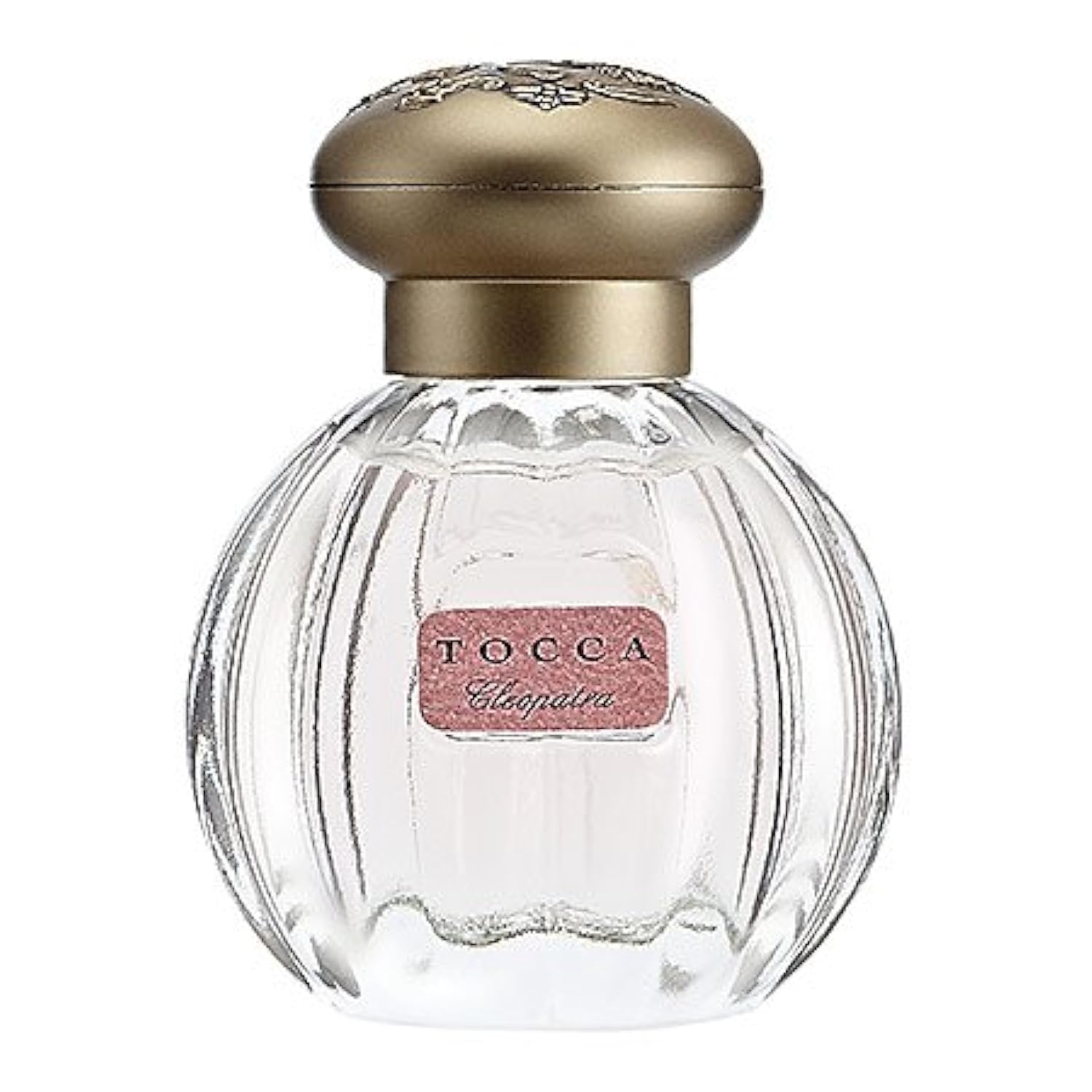 Tocca Cleopatra bottle front showing an elegant silhouette for daily refinement.