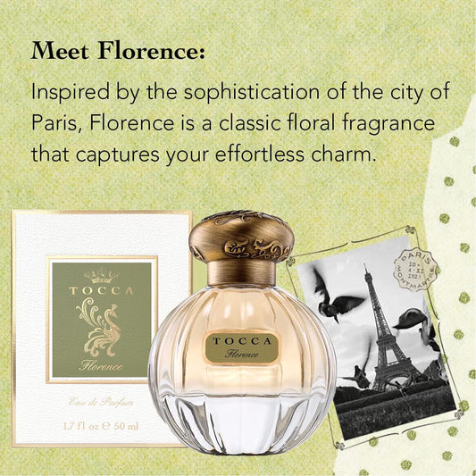 TOCCA Florence bottle cap detail highlighting vintage cut-glass luxury.