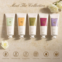 TOCCA Stella freesia fragrance closeup reveals delicate floral notes.
