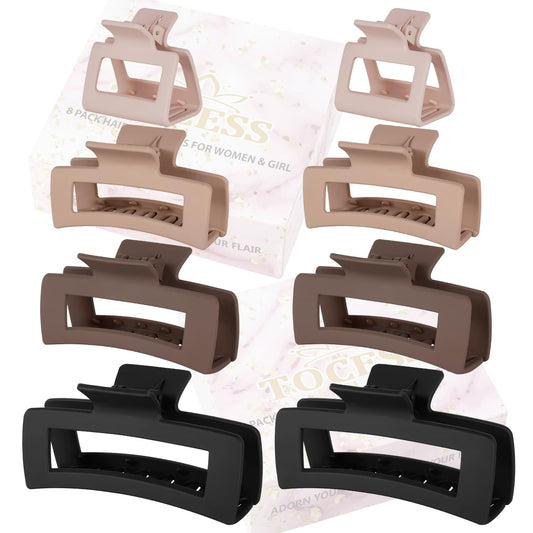 TOCESS hair claw clip small secure snag-free hold for thin hair