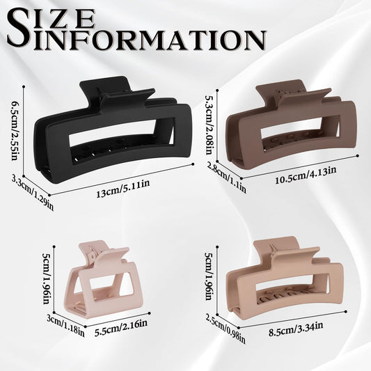 TOCESS hair claw clip small two-piece set for versatile on-the-go styling