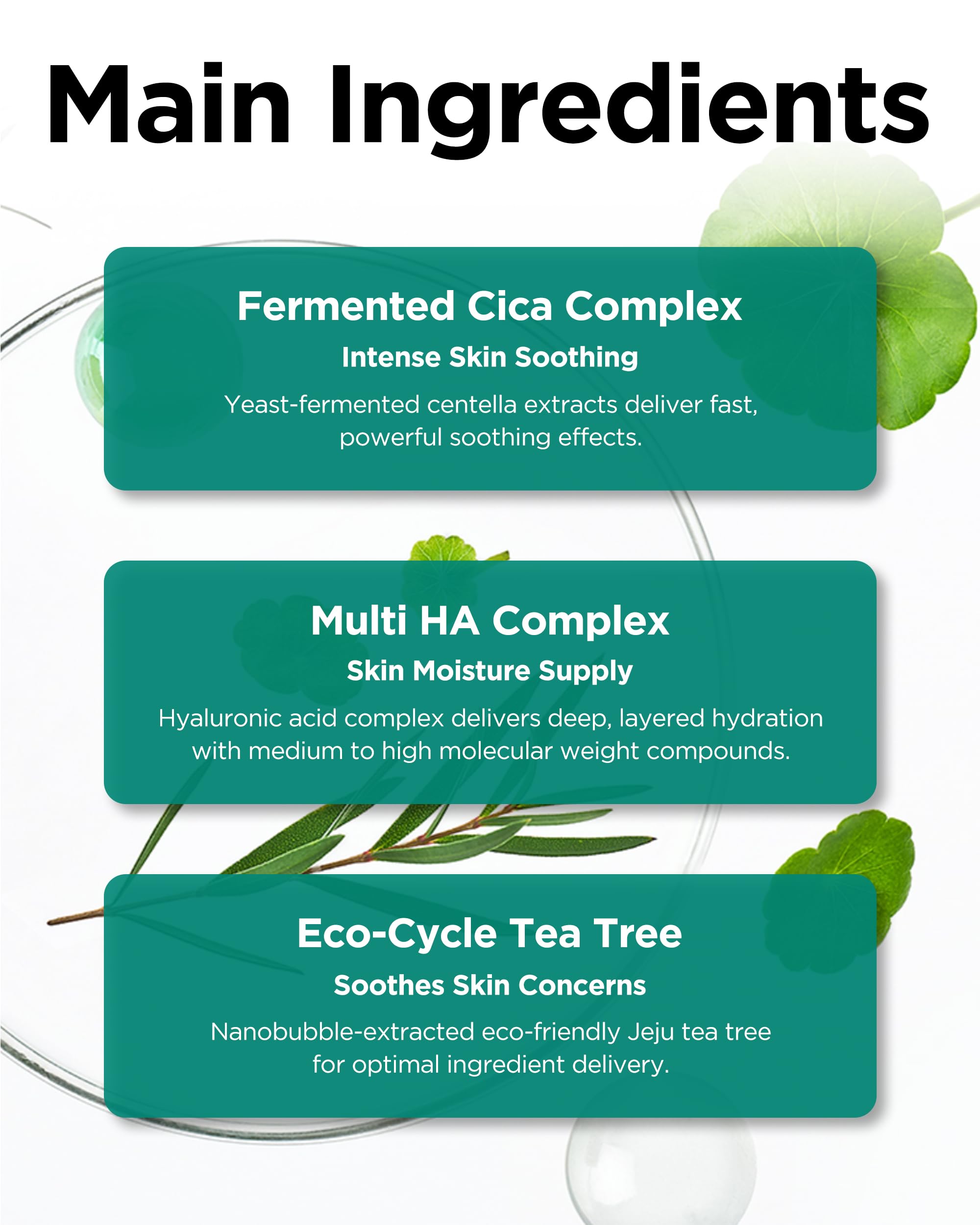 TOCOBO Cica Calming Gel Cream in a travel-friendly mini jar.