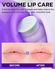 TOCOBO Lip Mask with spatula demonstrates nightly application for smooth lips.