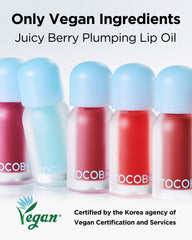 TOCOBO Juicy Berry Lip Oil for daily use delivers a silky gloss feel