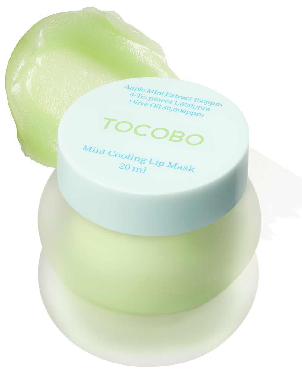 TOCOBO Mint Cooling Lip Mask – overnight application for refreshed, calm lips.