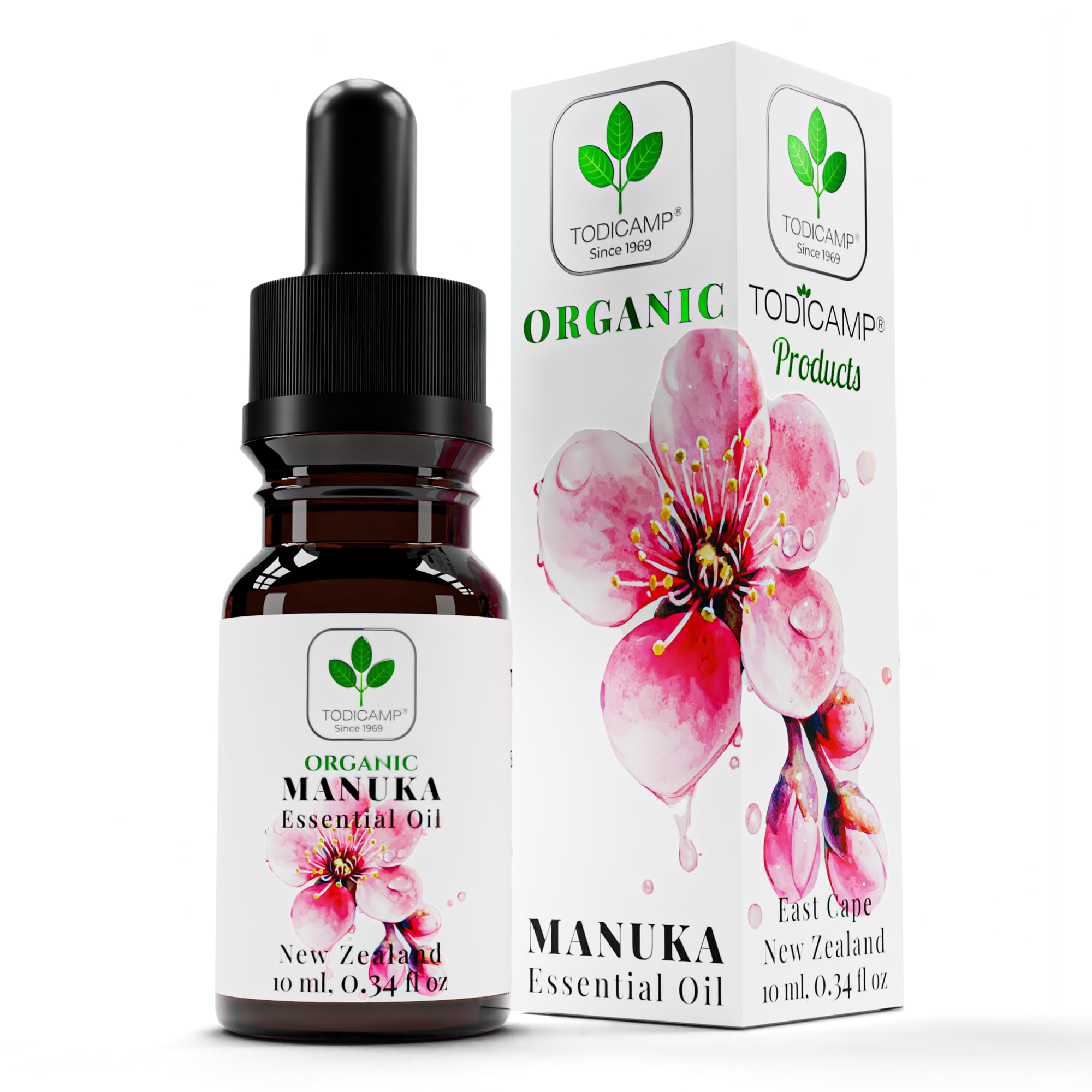 TODICAMP Manuka Oil bottle close-up for premium skin care benefits