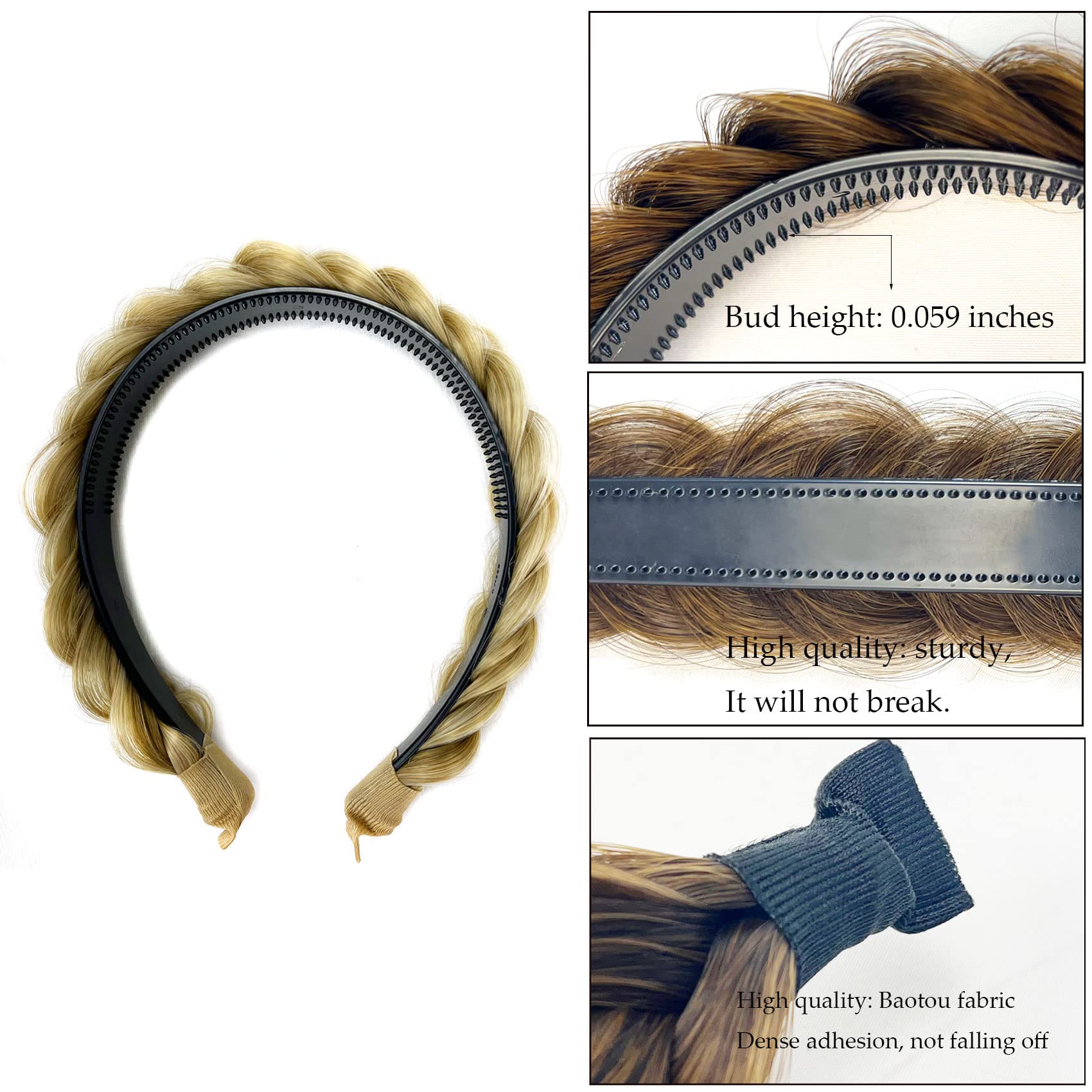 TOECWEGR flatlay of headband with packaging and colors.
