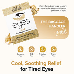 ToGoSpa Golden Eyes with hyaluronic moisturizing formula for the under-eye area.