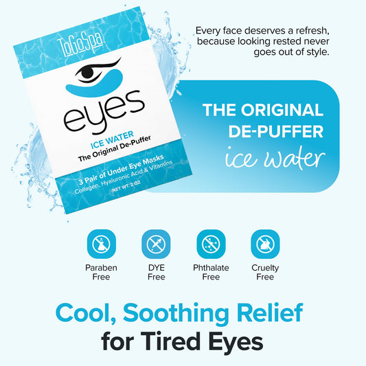 ToGoSpa Ice Water EYES with hyaluronic acid nourishes delicate under-eye skin