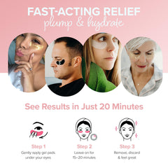 ToGoSpa Rose Gold EYES travel use, cooling relief during flights.