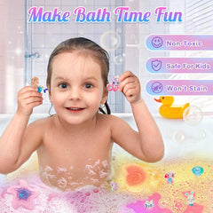 Toidgy bath bombs offer fruity scents like apple and watermelon for playful sensory experiences.