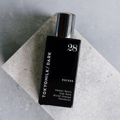 TOKYOMILK Dark compact 1.6 oz bottle suitable for travel and daily wear.