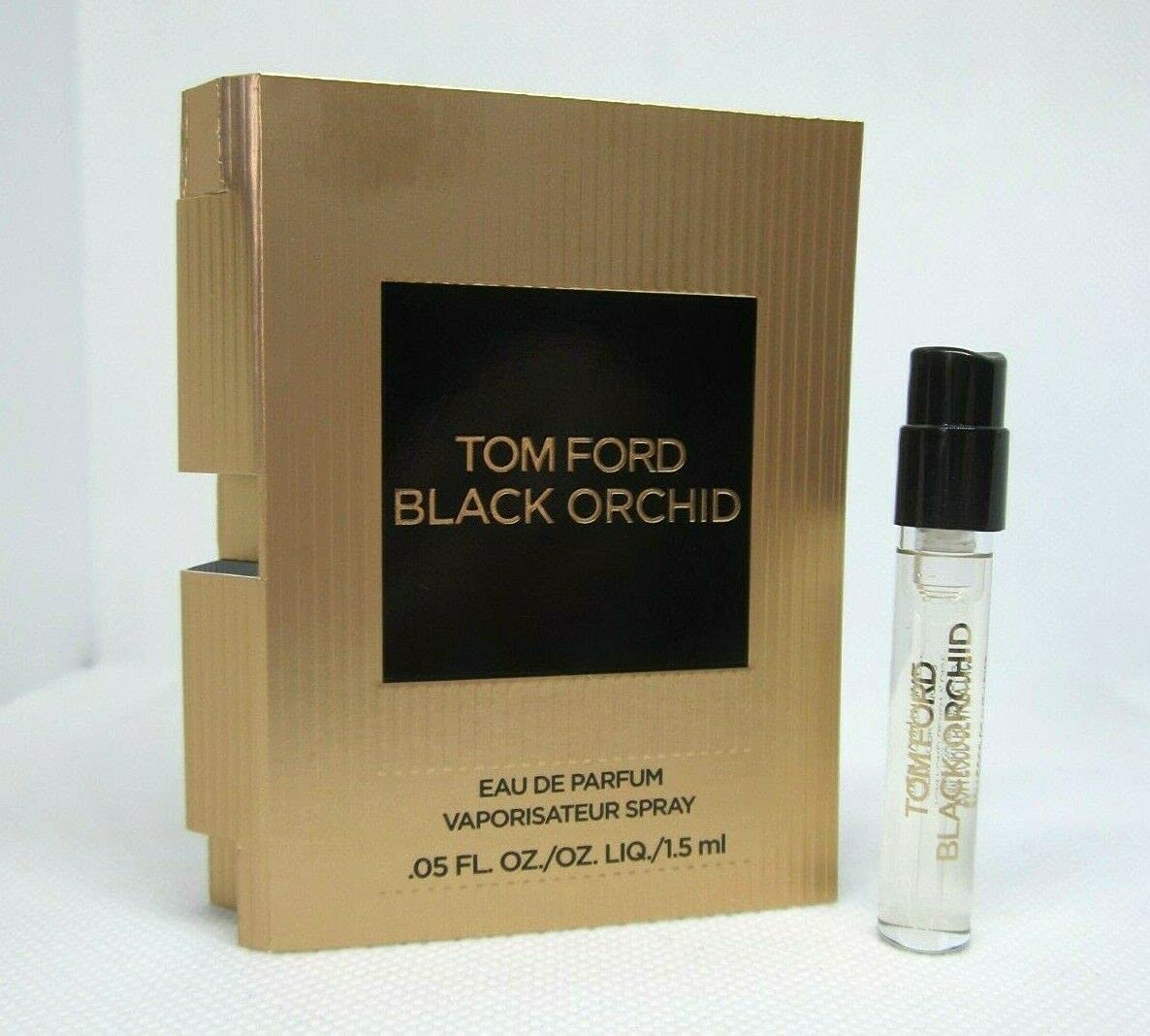 Tom Ford Black Orchid bottle close-up highlights the luxe fragrance and rich notes