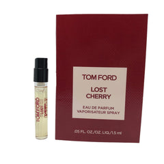 Tom Ford Lost Cherry sampler vial for quick fragrance testing on the go.