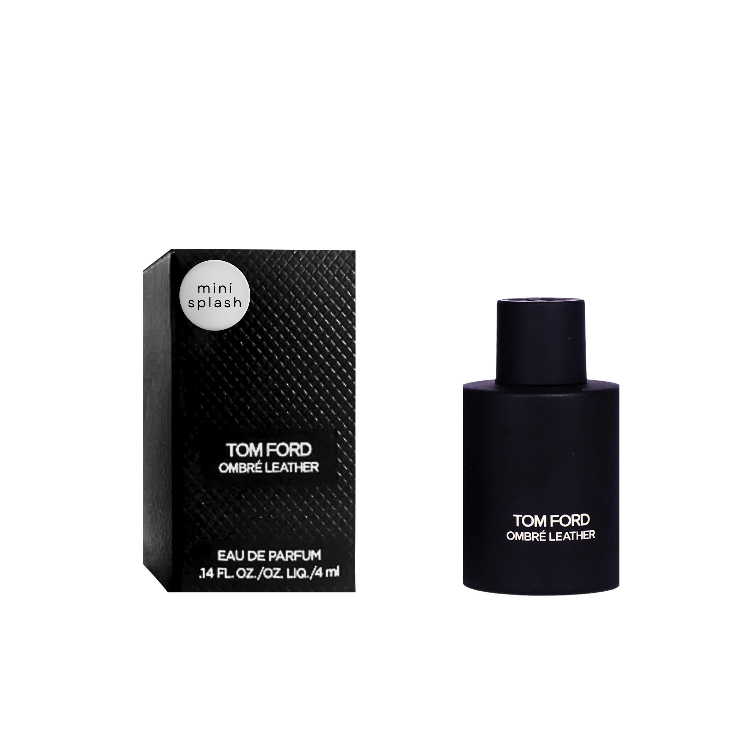 Tom Ford Ombre Leather mini bottle front view for travel sample