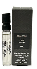 Tom Ford Oud Wood bottle front view showing premium scent branding for gifting.
