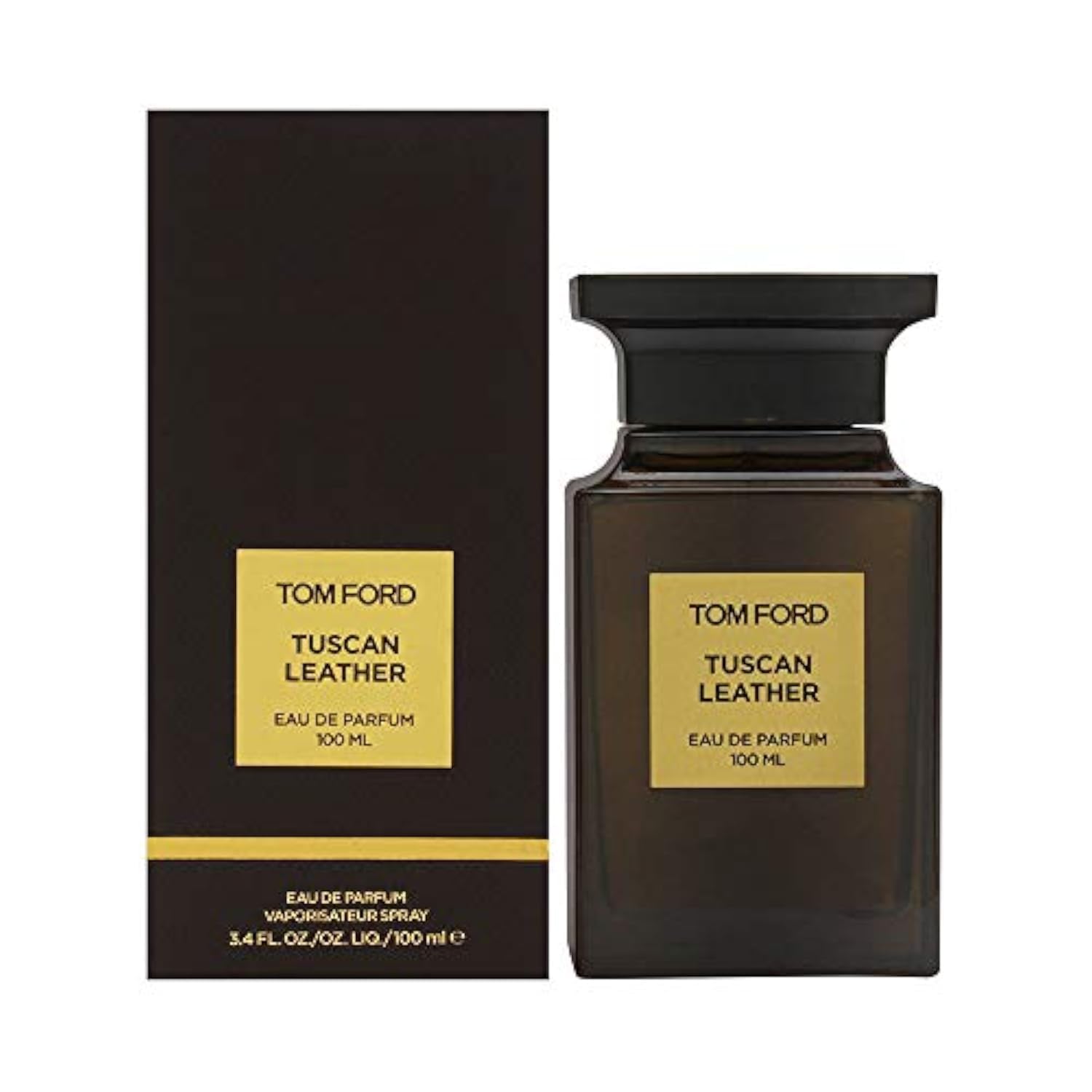 Tom Ford Tuscan Leather bottle front view for elegant evening wear inspiration