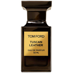 Tom Ford Tuscan Leather bottle spray, premium men's fragrance for confident style.