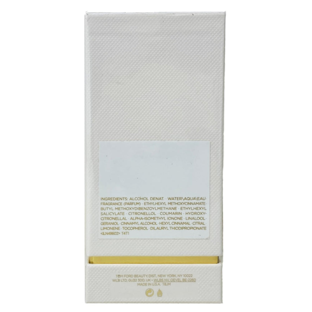 Tom Ford White Suede packaging box, conveying premium presentation suitable for gifting.