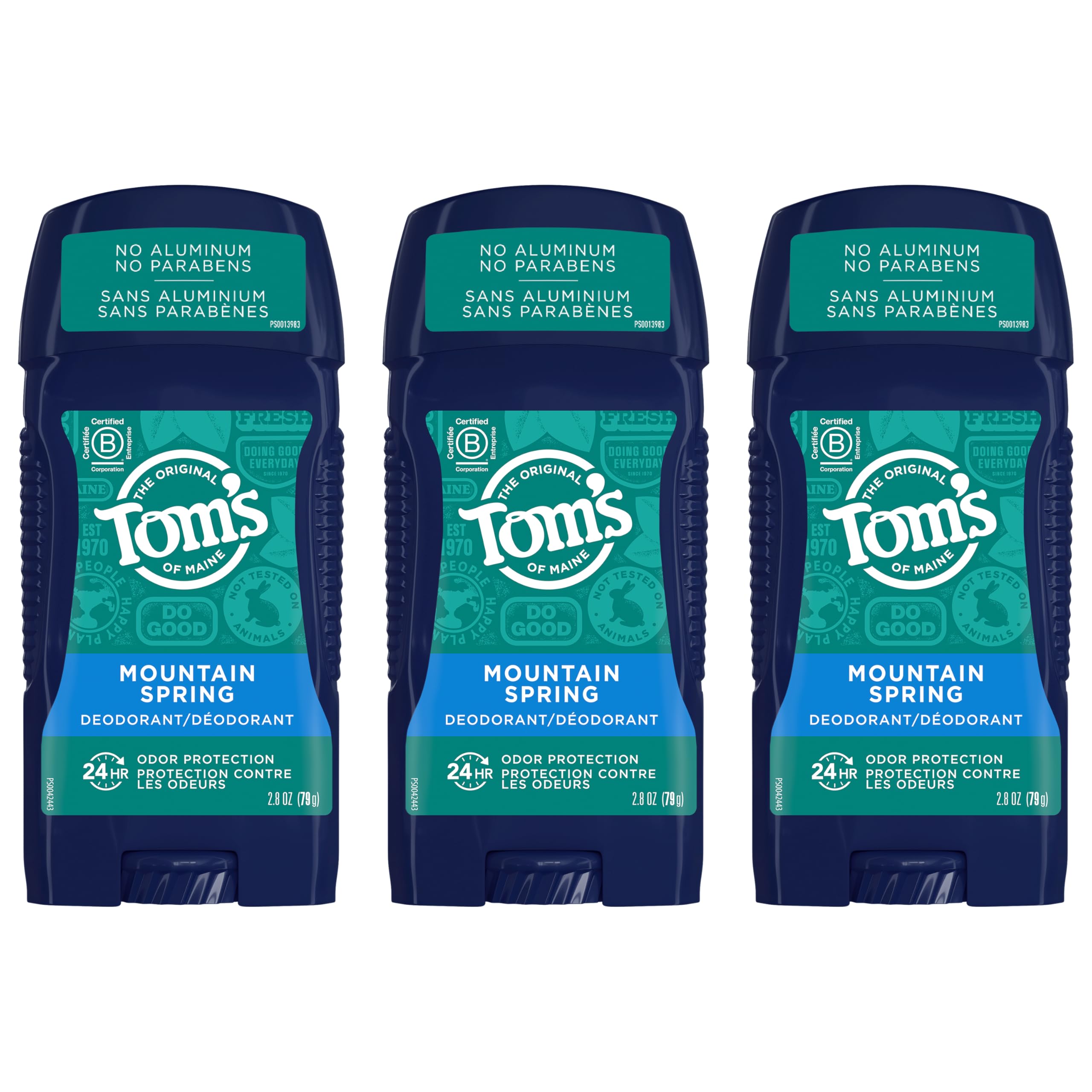 Tom's of Maine brand values and charitable donations visual.