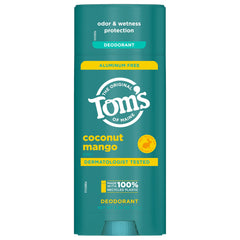 Tom's of Maine daily freshness for workouts and everyday activities.