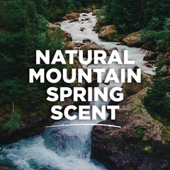 Tom's of Maine deodorant stick Mountain Spring close-up emphasizes smooth application.