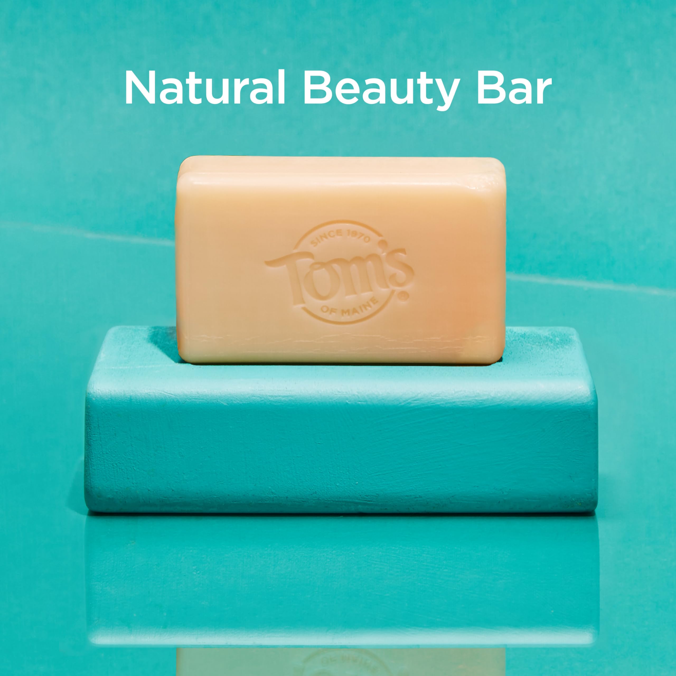 Tom's of Maine dermatologist-tested bar soap maintains natural moisture