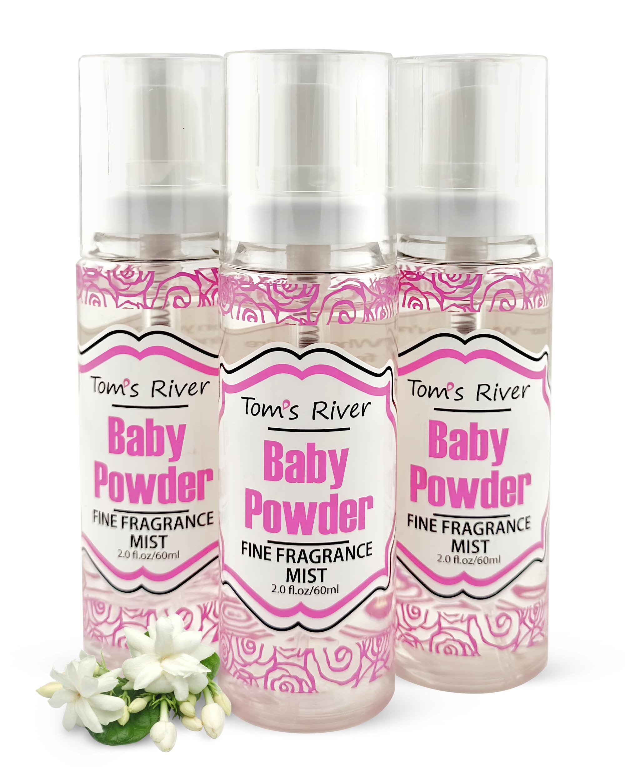 Tom's River fine fragrance mist bottle pour demonstrates premium scent on the go.