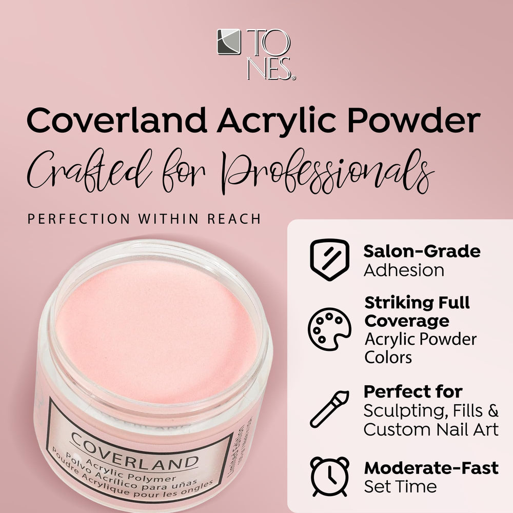 TONES Coverland Addicted bottle enables precise shaping during application