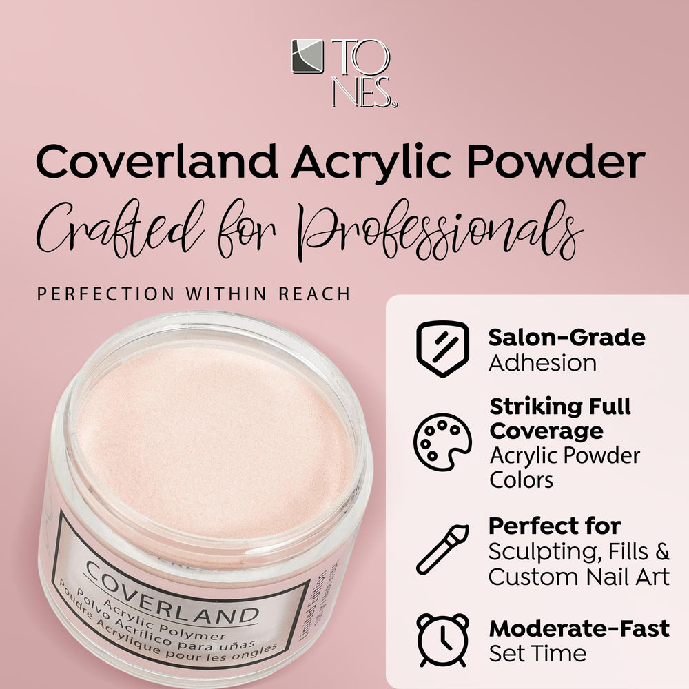 TONES Coverland Iconic nail art application allows precise color delivery and blending