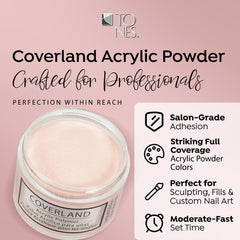 TONES Coverland Iconic nail art application allows precise color delivery and blending