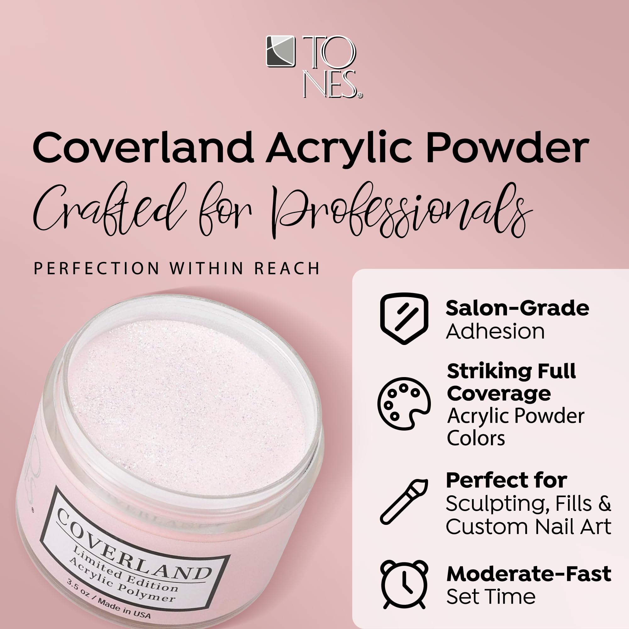 TONES Coverland Petite Goyave swatch demonstrates long-lasting coverage
