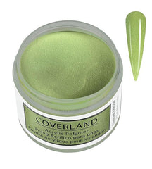 TONES Coverland Sour Apple acrylic powder pour showing smooth texture for precise application