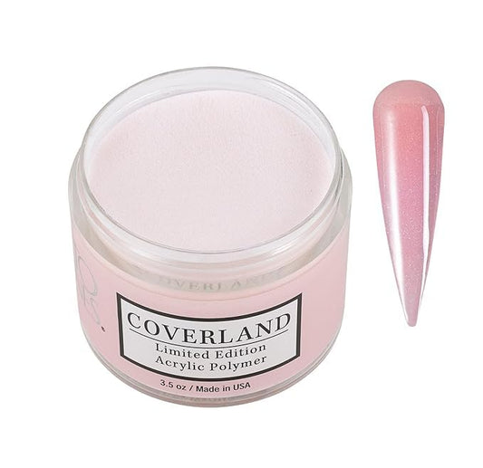 TONES Coverland Tan Nude powder bottle for rich, full-coverage nails.