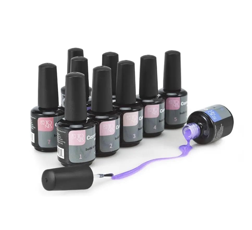 TONES nails after wear image illustrating strengthened tips and chip resistance.