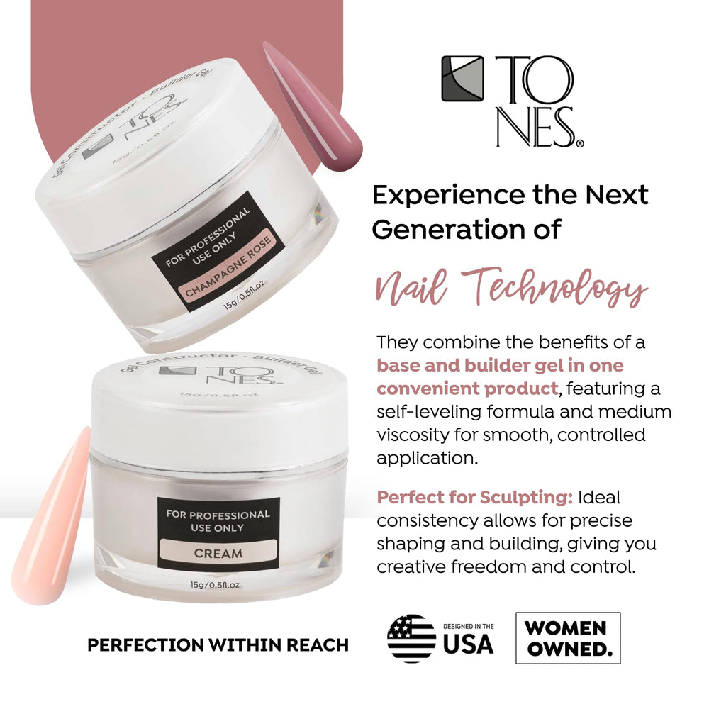 TONES Cherry Blossom salon setup demonstrating easy application under lamps