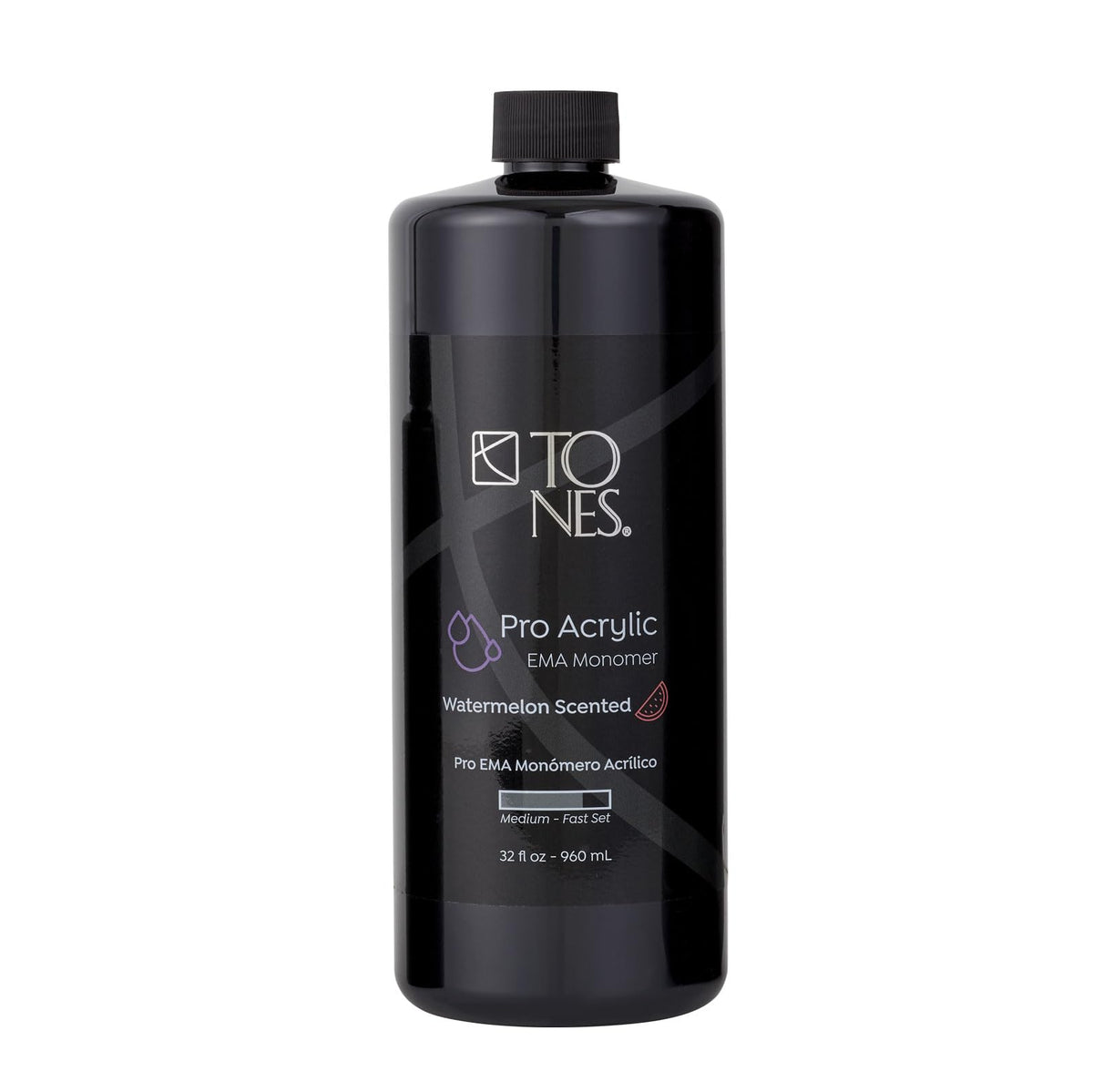 TONES Watermelon EMA Monomer bottle neutralizes odors during nail services