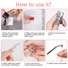 Tongcloud wrap around nail demonstration showing secure coverage.