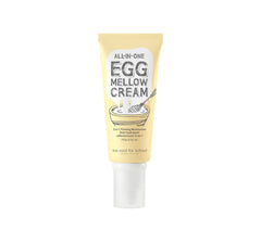Too Cool For School Egg Mellow Cream 100g tub close-up showing rich texture for hydration.