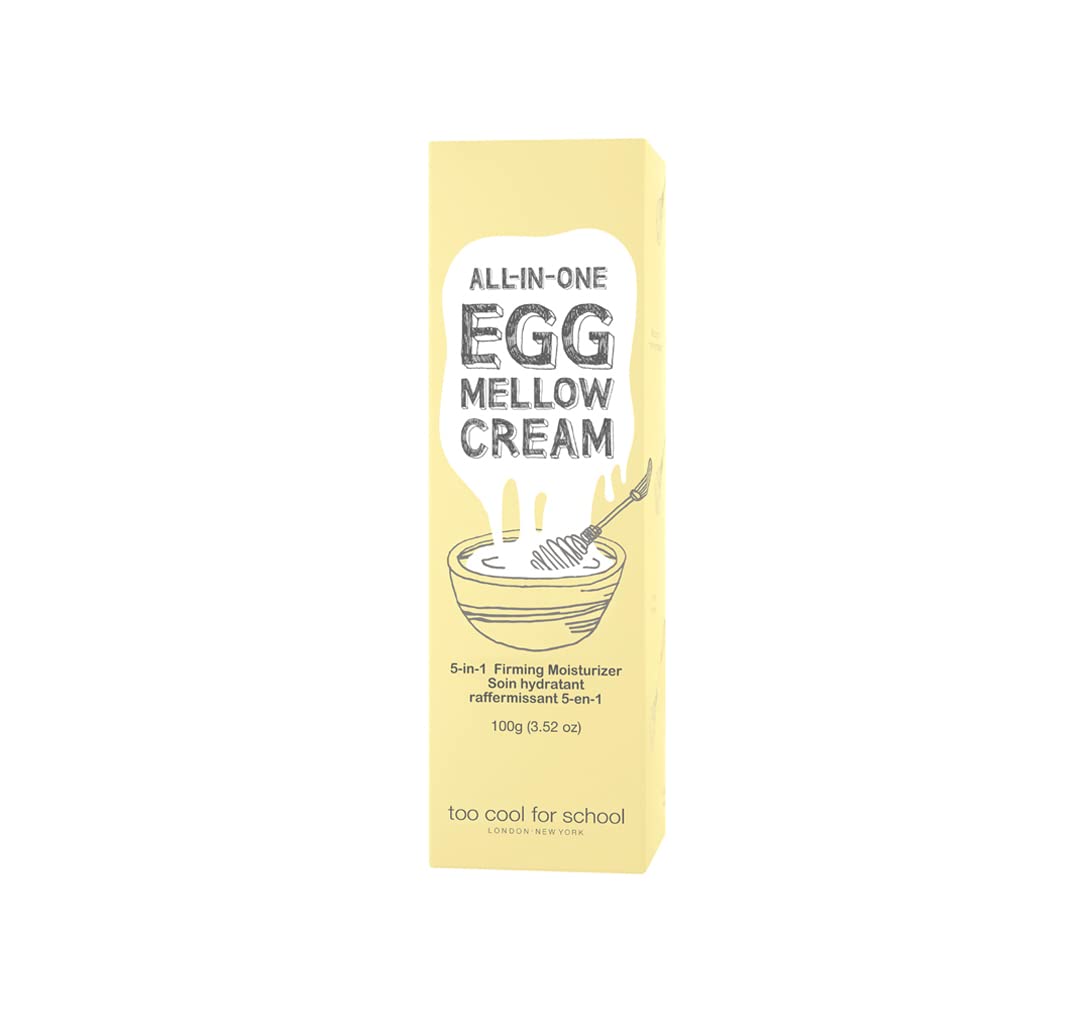 Too Cool For School Egg Mellow Cream ingredient spotlight: egg yolk extract nourishes skin.