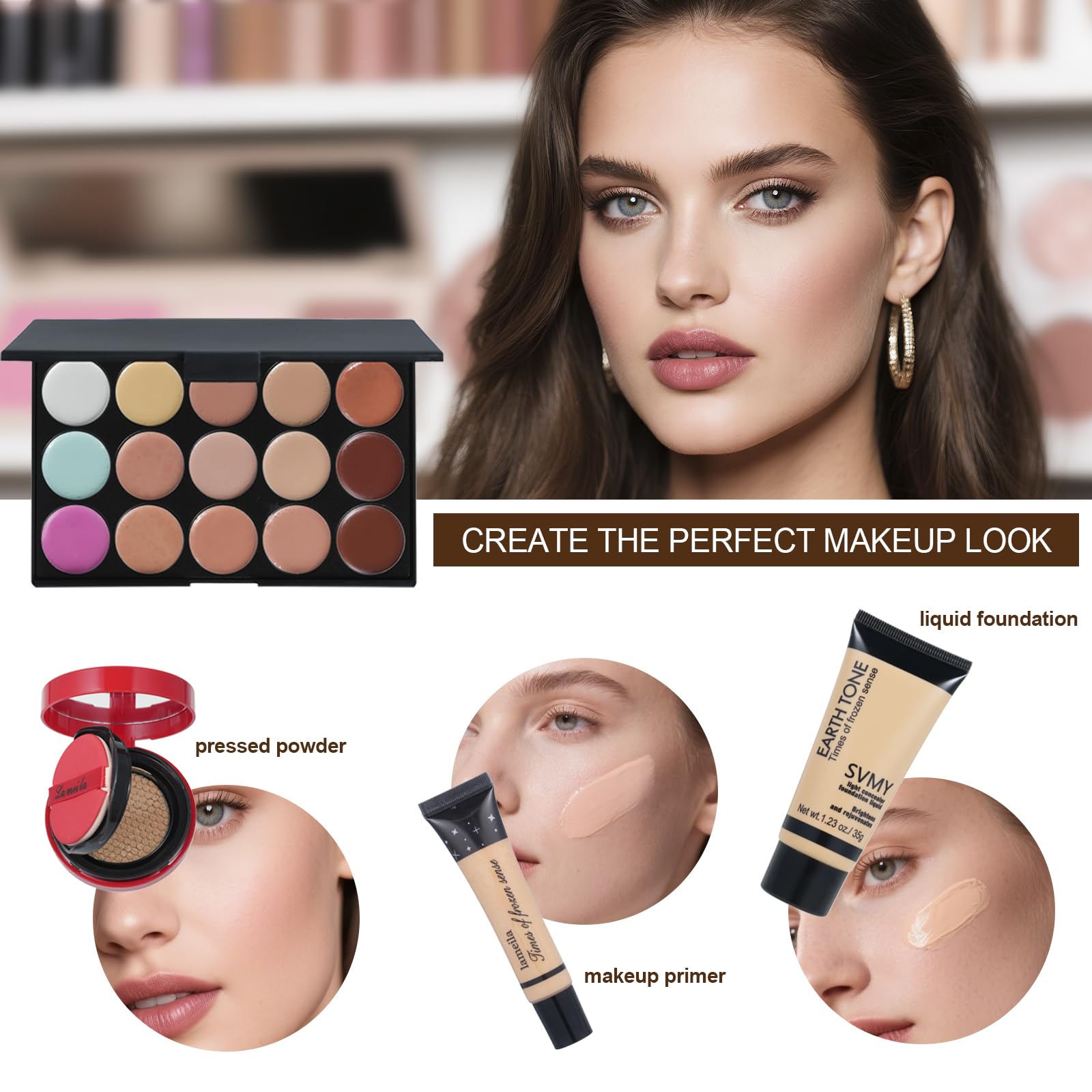 TooAemiS makeup brush set designed for blending and precise application.