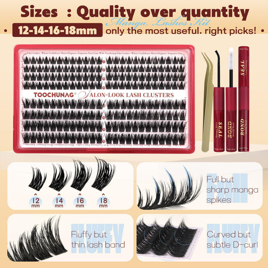 TOOCHUNAG waterproof bond and seal for secure lash wear