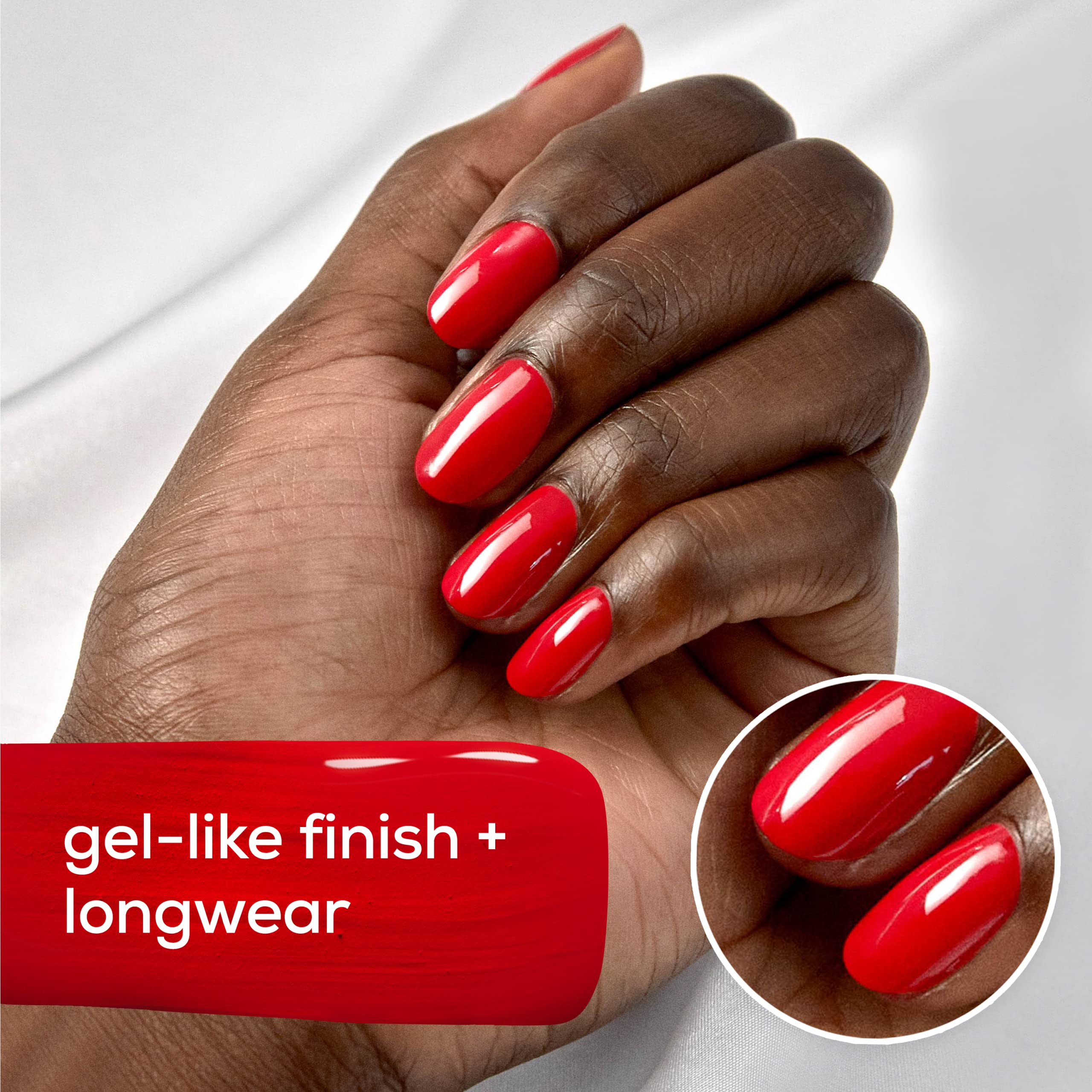 top coat swatch from essie gel couture kit